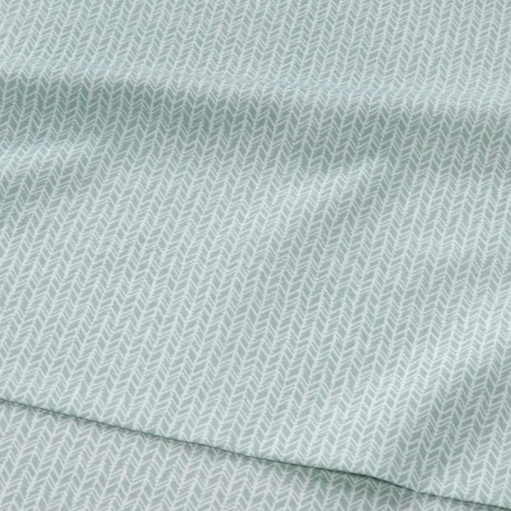 NWT Pure Earth Sheet Set Solid 4-Piece 300 Thread Count Flat Fitted Pillowcase
